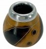 Matero Calabaza Naturalne Tykwa Triangulo Egypt Dots - do Yerba Mate